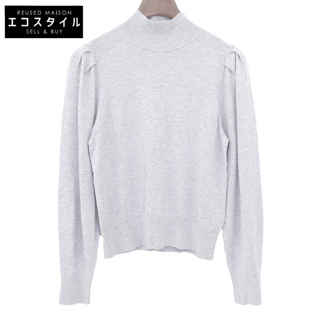 美品 羊毛 高领 长袖 针织衫 女士 灰色 32 24AW 03-4301718 上衣 32 女士