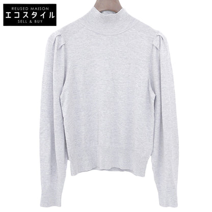美品 羊毛 高领 长袖 针织衫 女士 灰色 32 24AW 03-4301718 上衣 32 女士