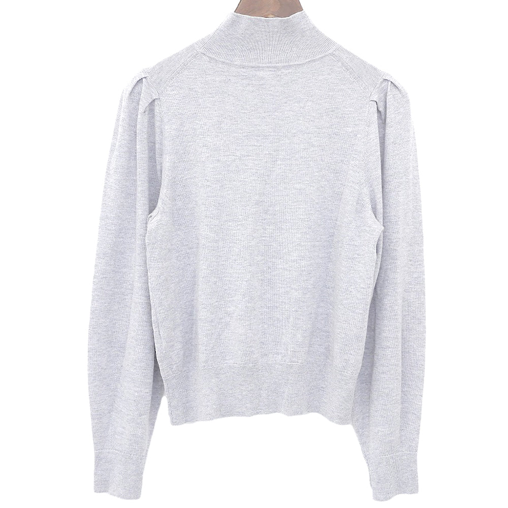 美品 羊毛 高领 长袖 针织衫 女士 灰色 32 24AW 03-4301718 上衣 32 女士