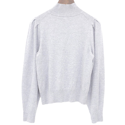 美品 羊毛 高领 长袖 针织衫 女士 灰色 32 24AW 03-4301718 上衣 32 女士