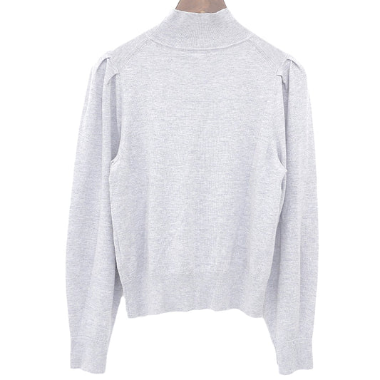 Excellent condition Wool Mock Neck Long Sleeve Knitsawn Top Women's Gray 32 24AW 03-4301718 Top 32 Women's