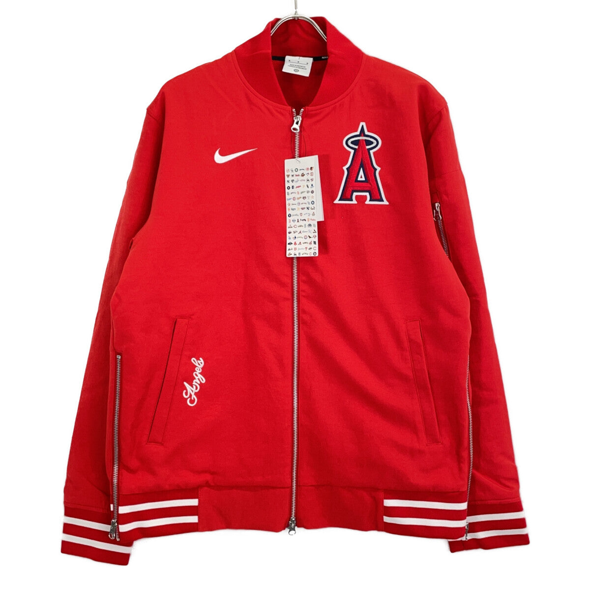 [Like New/23 Model] 015D-03AT Los Angeles Angels Fleece-Lined Bomber Jacket M Men's