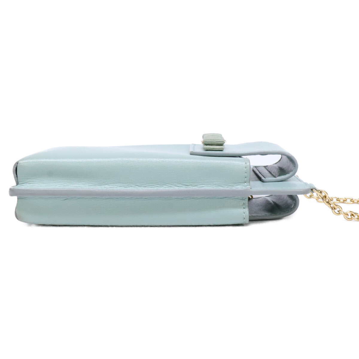 Salvatore Ferragamo JP-22-0381 Vara Ribbon Chain Strap Phone Case Other