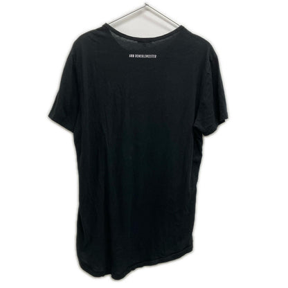 ANN DEMEULEMEESTER アンドゥムルメステール 2009-10aw RE-EDITION ブラック ロゴプリント 復刻Tシャツ トップス