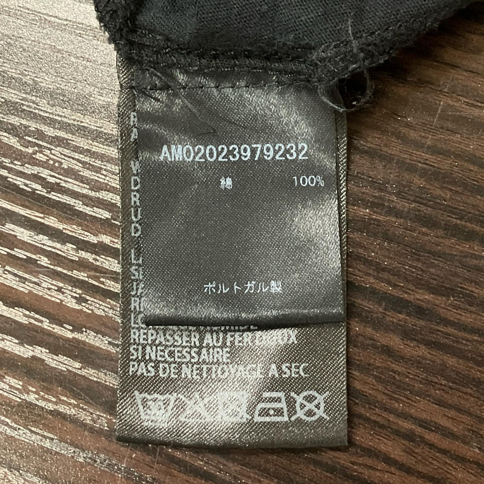 ANN DEMEULEMEESTER アンドゥムルメステール 2009-10aw RE-EDITION ブラック ロゴプリント 復刻Tシャツ トップス