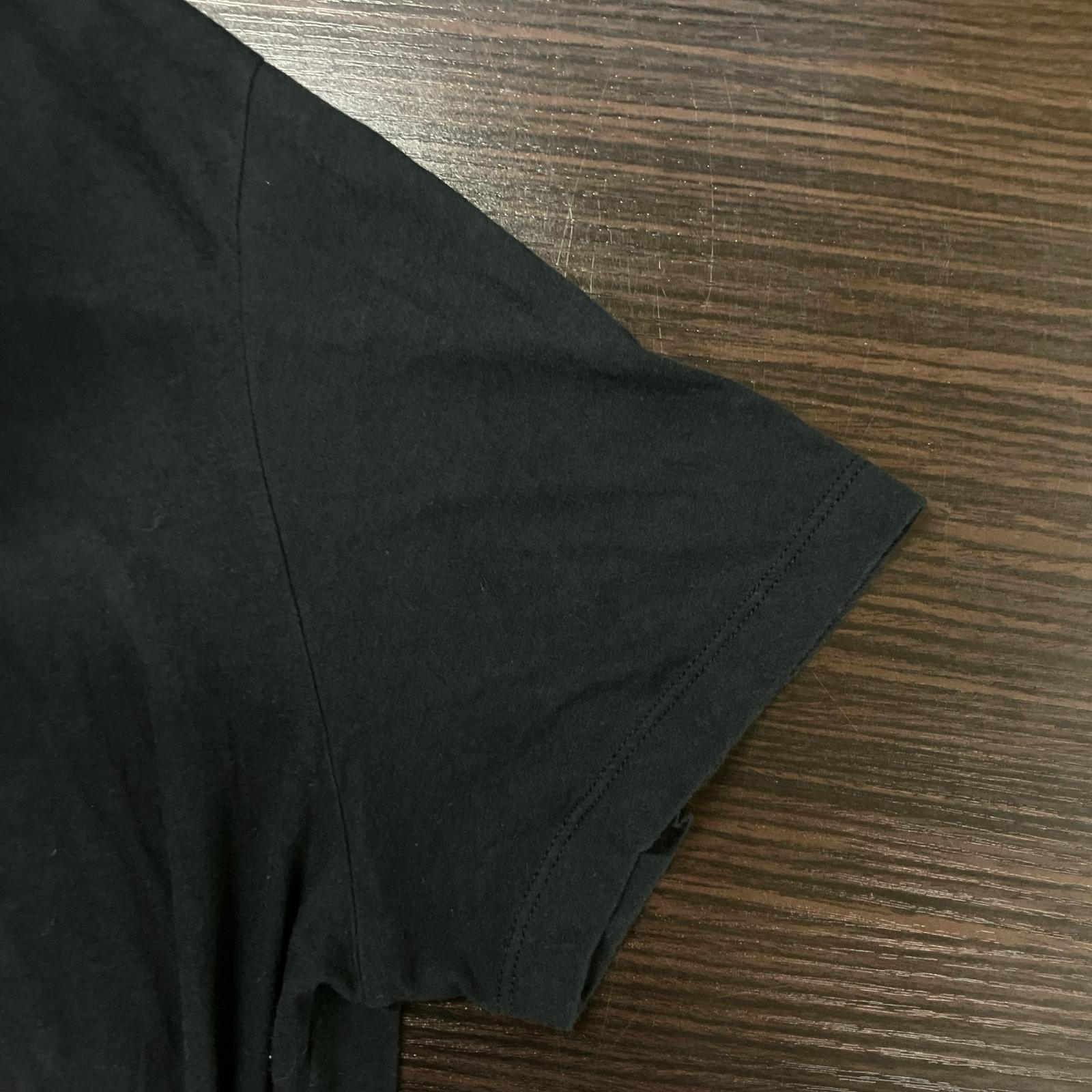ANN DEMEULEMEESTER アンドゥムルメステール 2009-10aw RE-EDITION ブラック ロゴプリント 復刻Tシャツ トップス