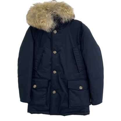 【×BEAMS F】WOOU0383 NAVY ARCTIC PARKA HC BS Fur Hooded Down Jacket Coat XS Men's