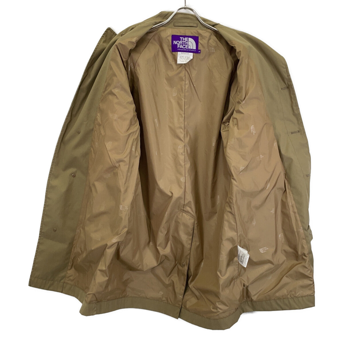 THE NORTH FACE PURPLE LABEL 北面紫标 【BEAMS联名】NP2212N 米色立领风衣 外套