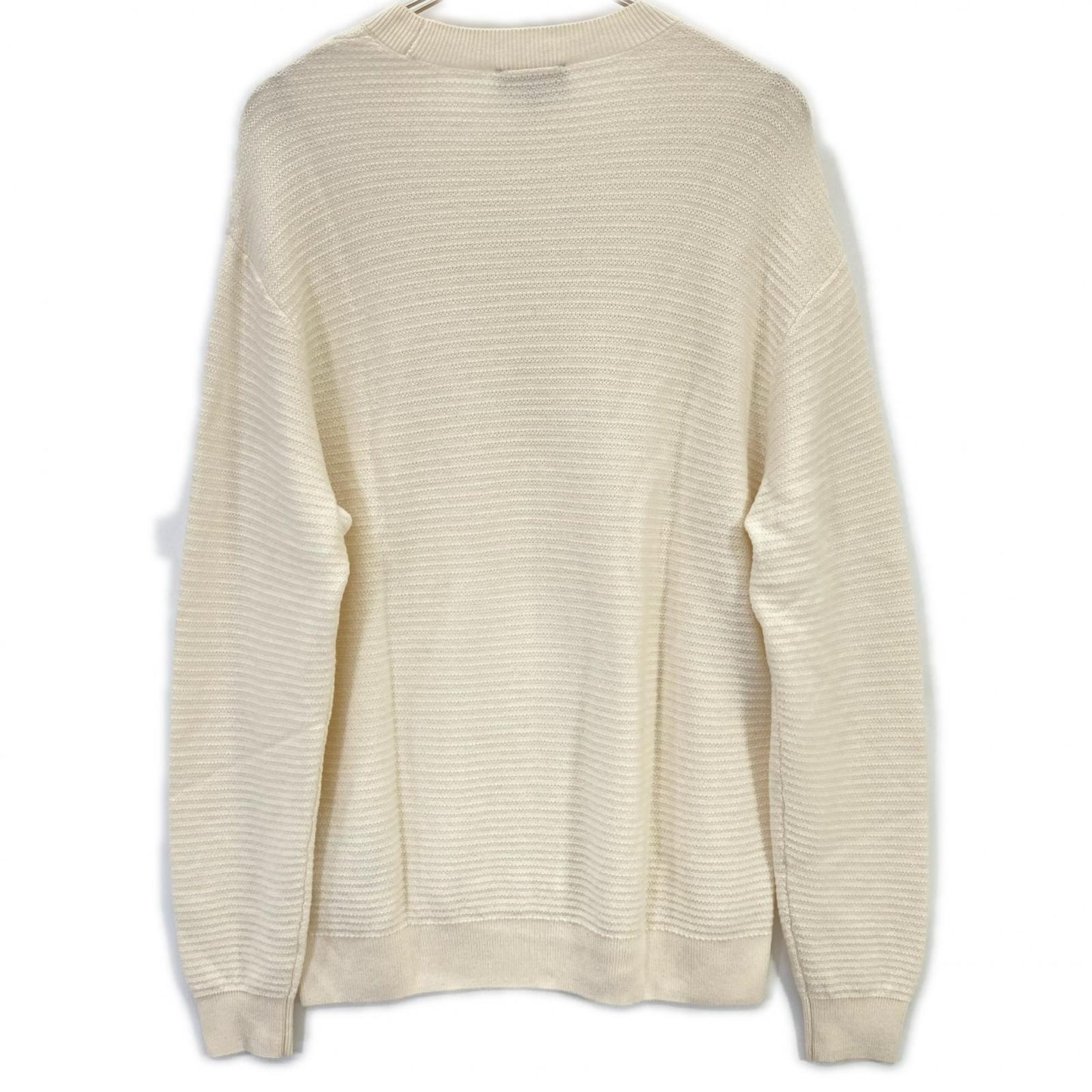 IVORY 100% WOOL SWEATER TOP S Men's