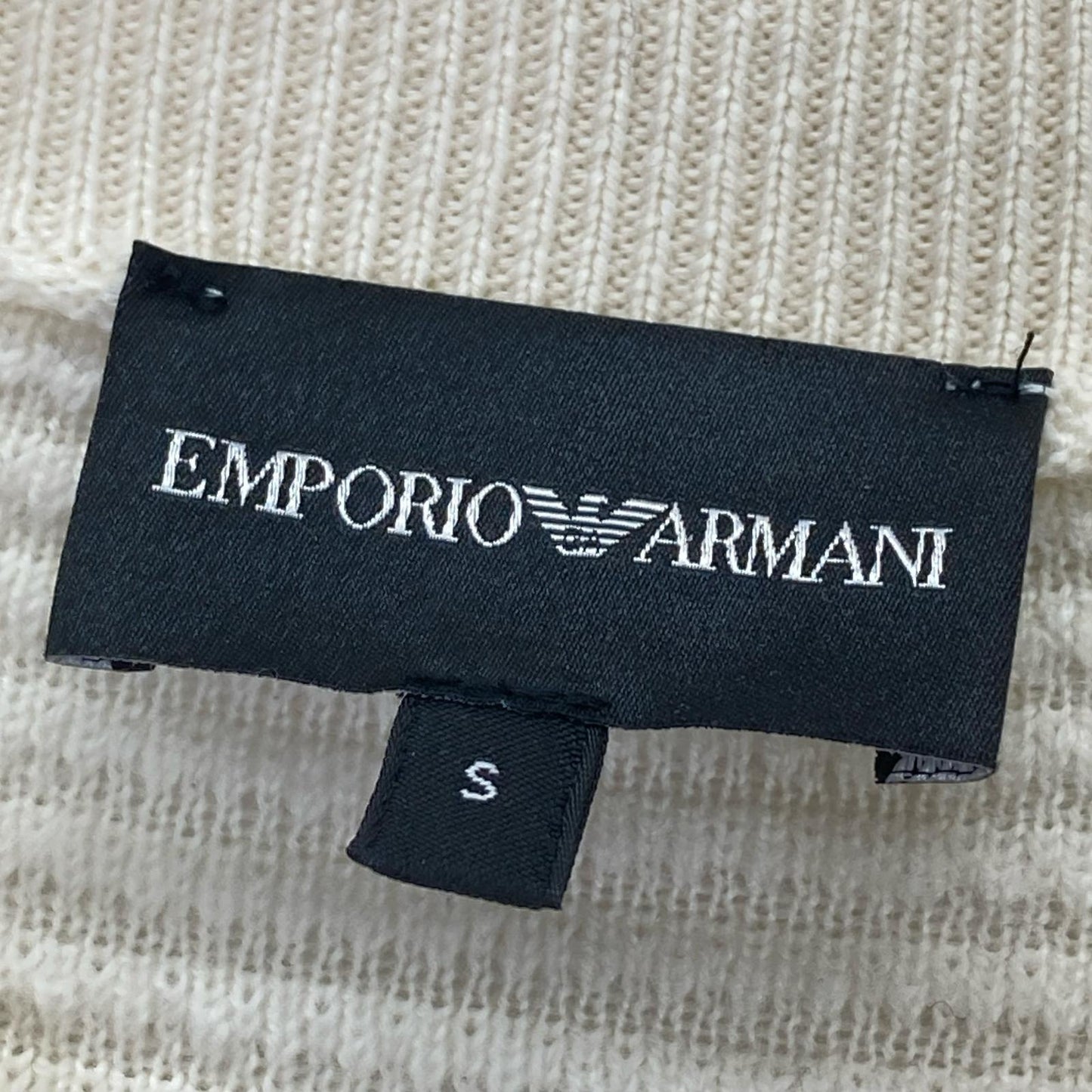 IVORY 100% WOOL SWEATER TOP S Men's