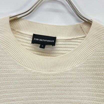 IVORY 100% WOOL SWEATER TOP S Men's