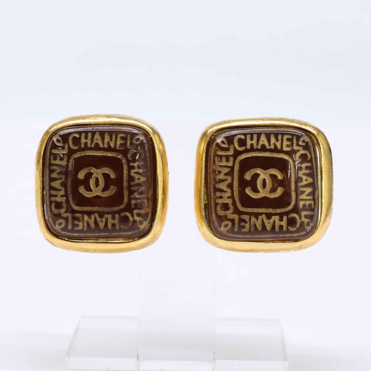 CHANEL シャネル 【美品】99A ココマーク グリポア スクエア