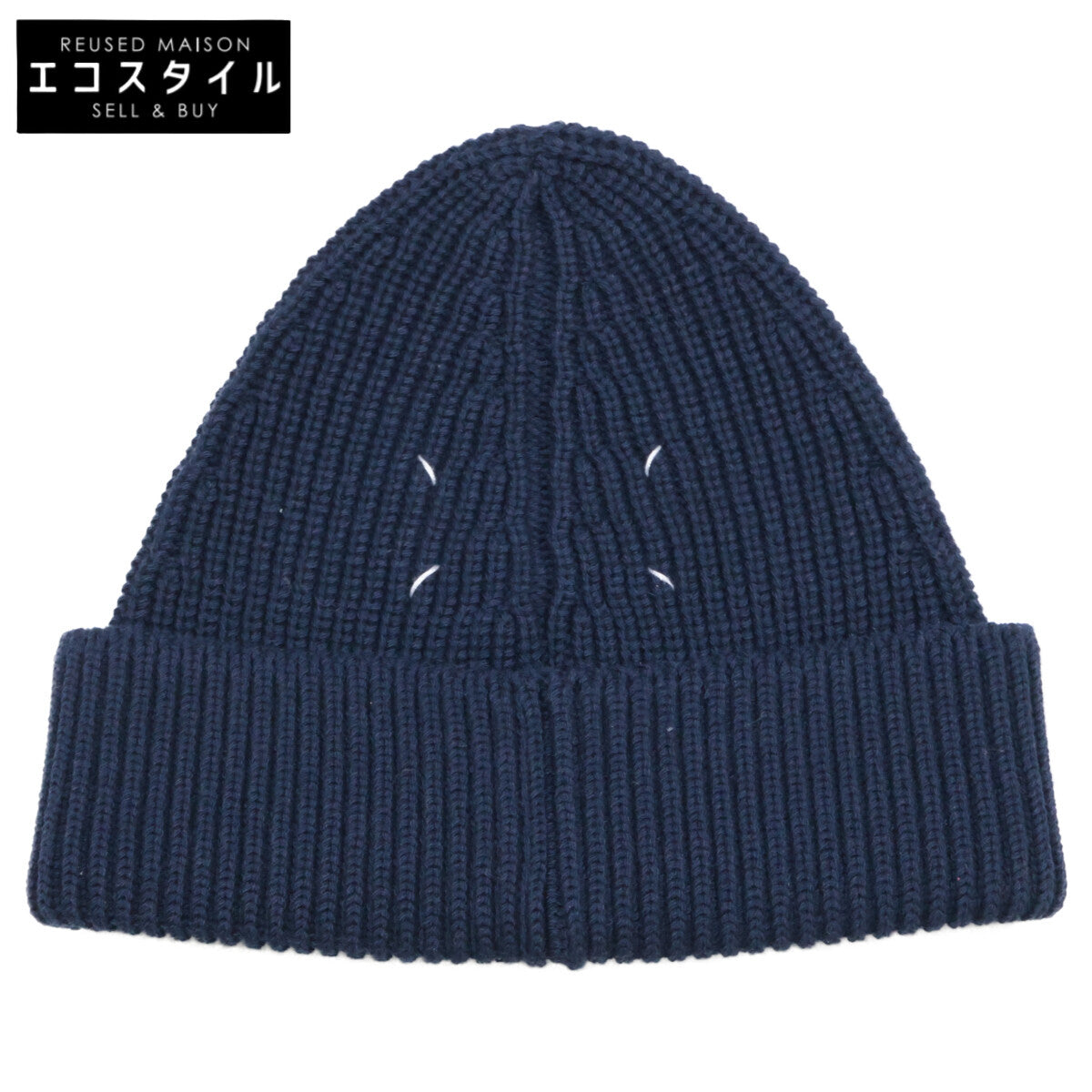 Maison Margiela Maison Margiela [Excellent condition/Domestic authentic] 2024 S50TC0051 S17791 511F 4-stitch ribbed knit cap