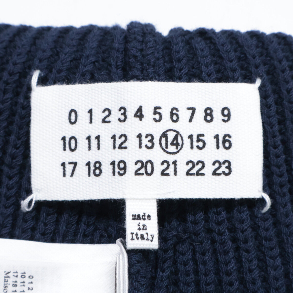 Maison Margiela Maison Margiela [Excellent condition/Domestic authentic] 2024 S50TC0051 S17791 511F 4-stitch ribbed knit cap