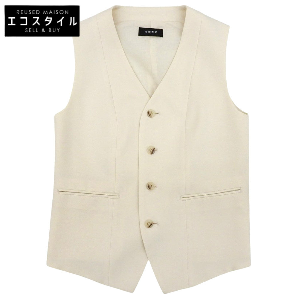 SINME シンメ ベストジレ レディース オフホワイト M SS14-05 ベスト