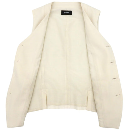 SINME シンメ ベストジレ レディース オフホワイト M SS14-05 ベスト