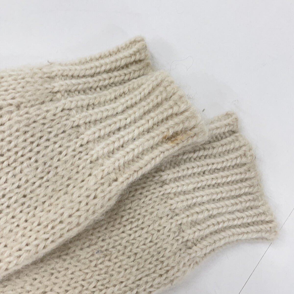 BN-20FM-052 IVORY Wool-blend Crew Neck Nordic Mohair Knit Pullover Top 1 Men's