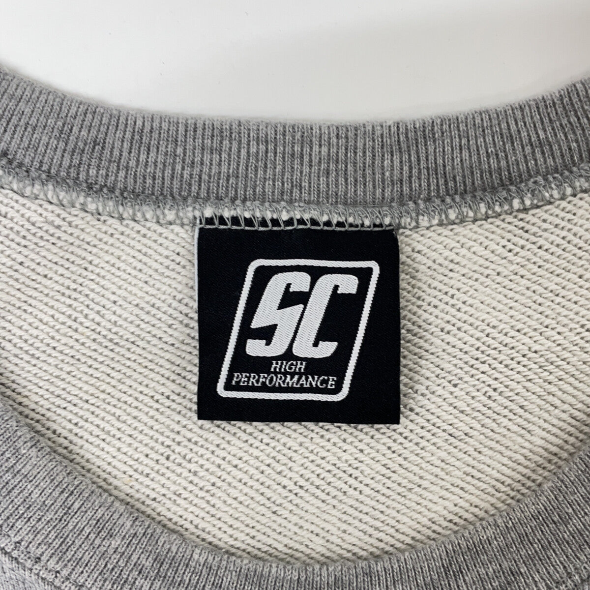 SC Subculture エスシー サブカルチャー グレー コットン DEVIL CREW NECK SWEAT/デビルプリント クルーネックスウェットプルオーバー トップス