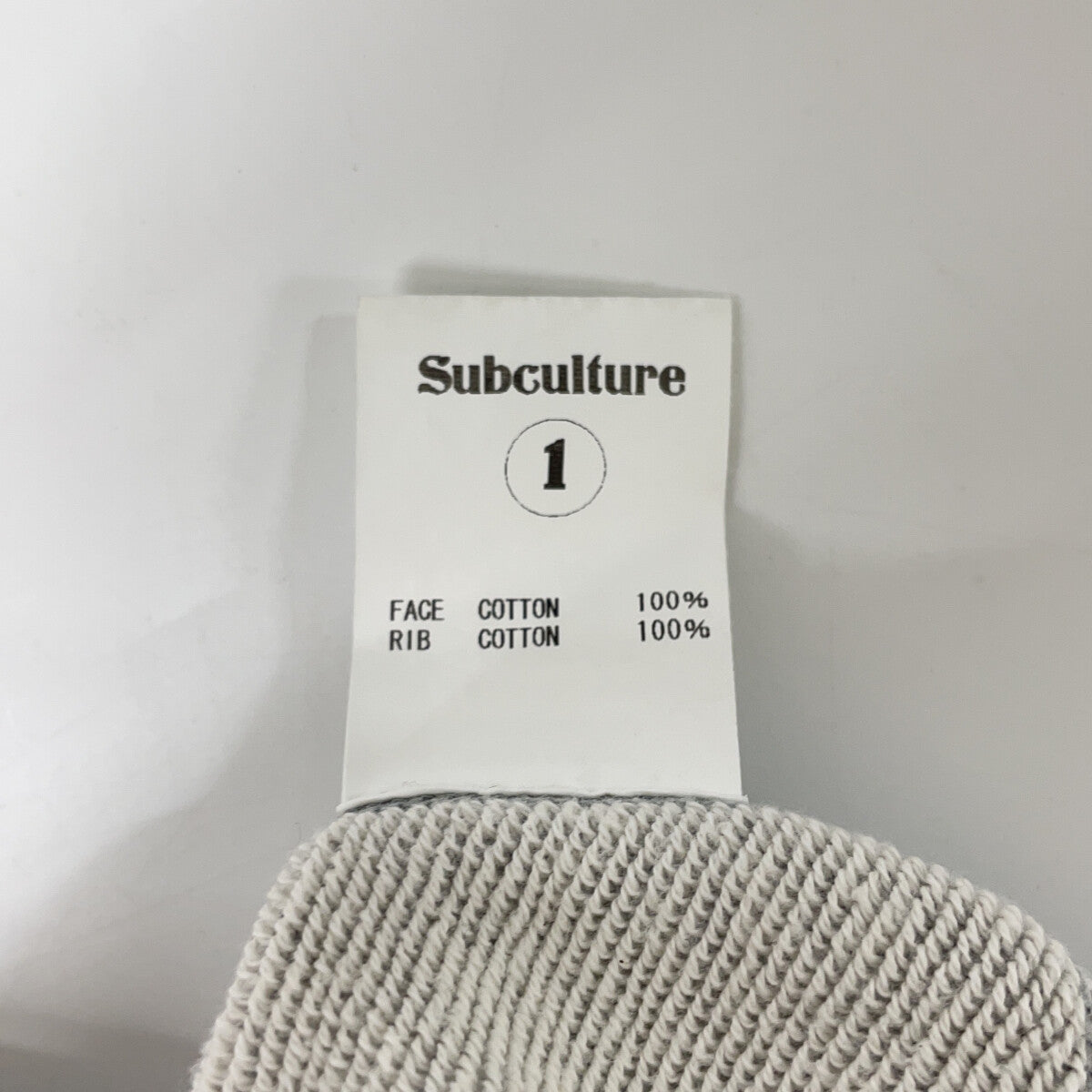 SC Subculture エスシー サブカルチャー グレー コットン DEVIL CREW NECK SWEAT/デビルプリント クルーネックスウェットプルオーバー トップス