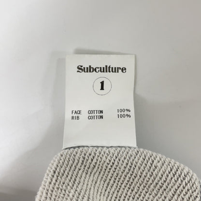 SC Subculture エスシー サブカルチャー グレー コットン DEVIL CREW NECK SWEAT/デビルプリント クルーネックスウェットプルオーバー トップス