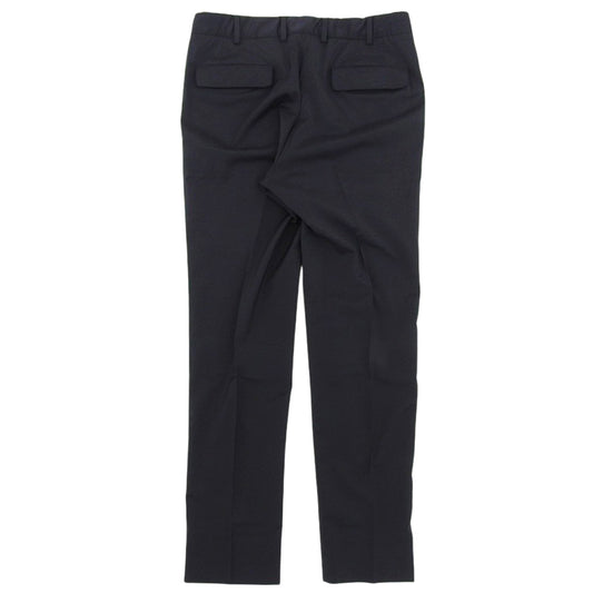 Wool Blend Zip Pocket Stretch Pants Bottoms Men's Black 48 Bottoms 48 Men's