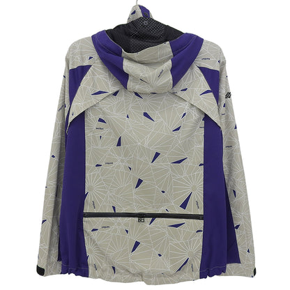 narifuri Dazzle Camouflage Mountain Parka Jacket Men's Polyester Beige x Purple M NF2055 Jacket