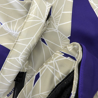narifuri Dazzle Camouflage Mountain Parka Jacket Men's Polyester Beige x Purple M NF2055 Jacket