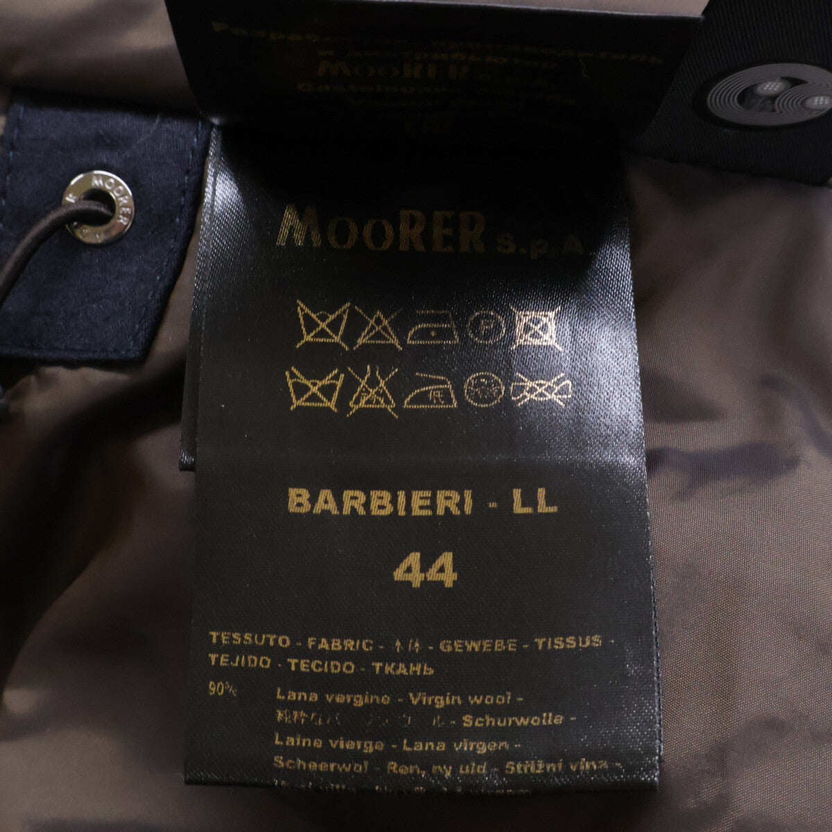 MOORER ムーレー 【国内正規】BARBIERI-LL バルビエリ カシミヤ混 ファーフード付ダウン ジャケット