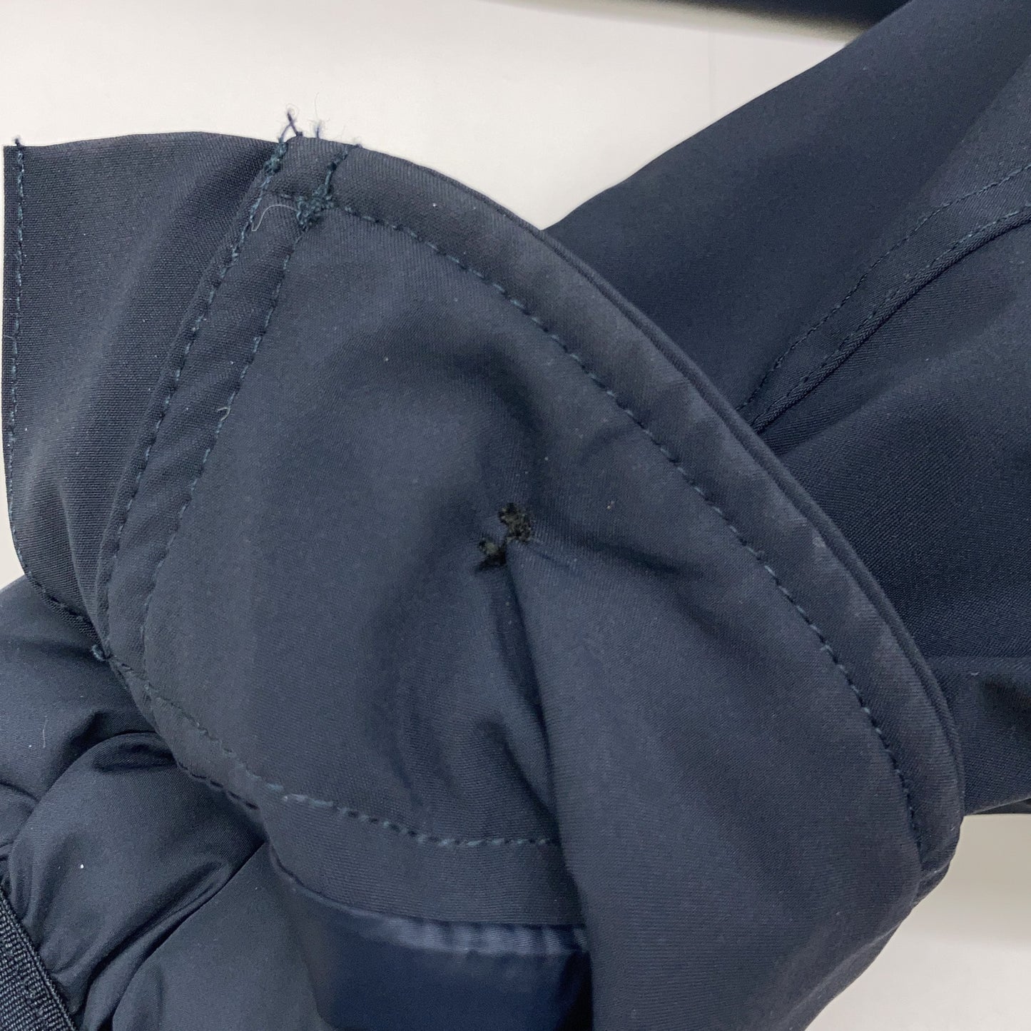 Spick & Span Bespoke WWOU0642 Navy Inner Down Layered Military Coat Jacket XS Women's