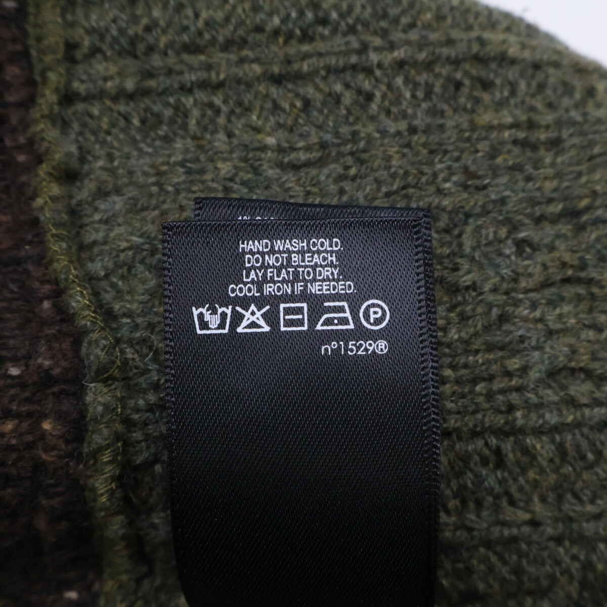 [Excellent Condition/Domestic Authentic] 782799908001 Wool Blend Shawl Collar Patchwork Knit Cardigan/Tops M Men's