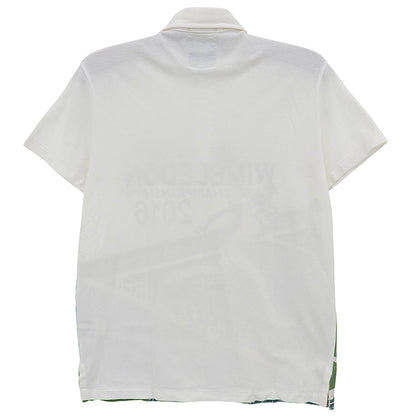 POLO RALPH LAUREN Polo Ralph Lauren Cotton Wimbledon Championships 2016 Graphic Polo Shirt Men's White M 779895751001 Tops