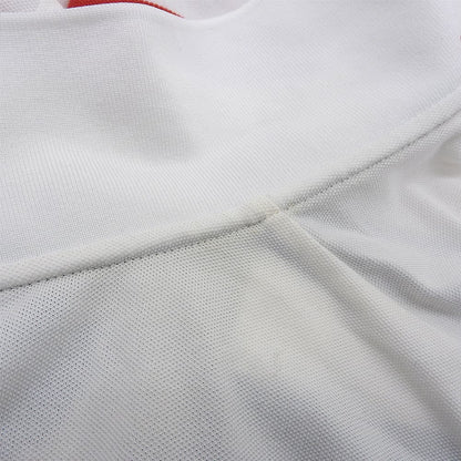 POLO RALPH LAUREN Polo Ralph Lauren Excellent Condition Cotton P-Wing Football Polo Shirt Top Men's White x Black x Red L 710737961001 Top