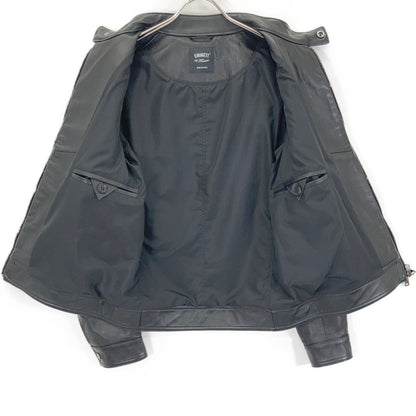 Black Lambskin JURI Single Rider's Jacket 46 Men's