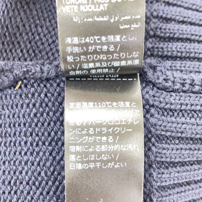 深海军色 羊毛100% CHIOTO 立领针织开衫 夹克 夹克 46 男士
