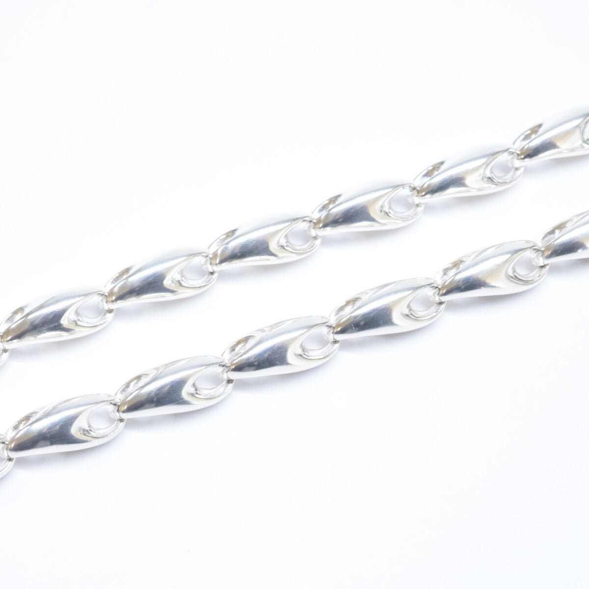 GEORG JENSEN ジョージジェンセン 美品 SV925 652C リフレクト チェーン ネックレス M