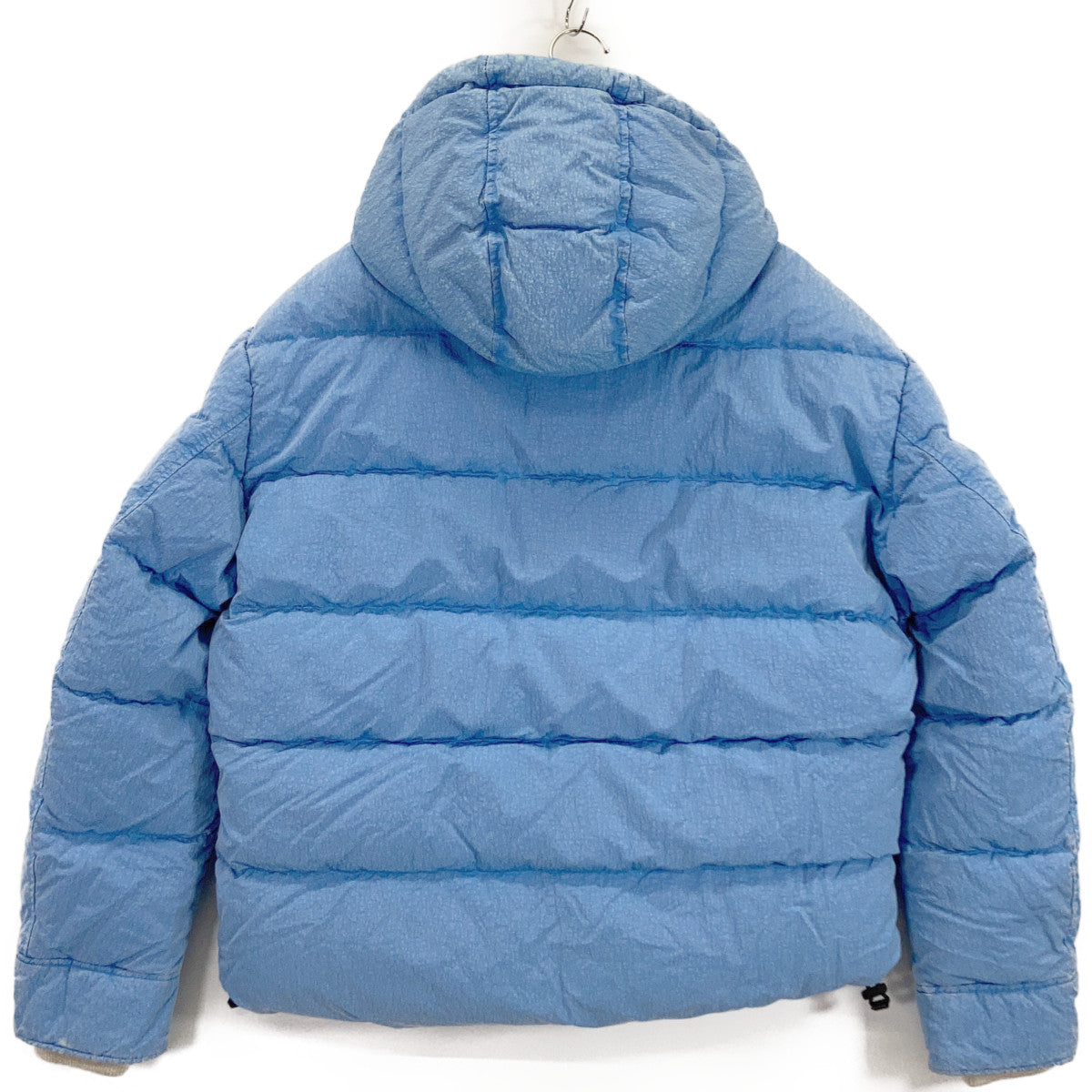 DIESEL ディーゼル ブルー W-GILLES ウォッシュ加工 ナイロンダウンジャケット ジャケット