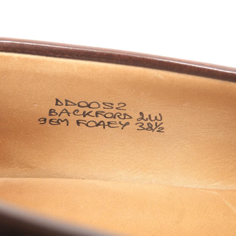 Church's チャー奇 皮革 BACKFORD 双扣带孟克鞋 女士款 棕色 38 1/2 休闲鞋