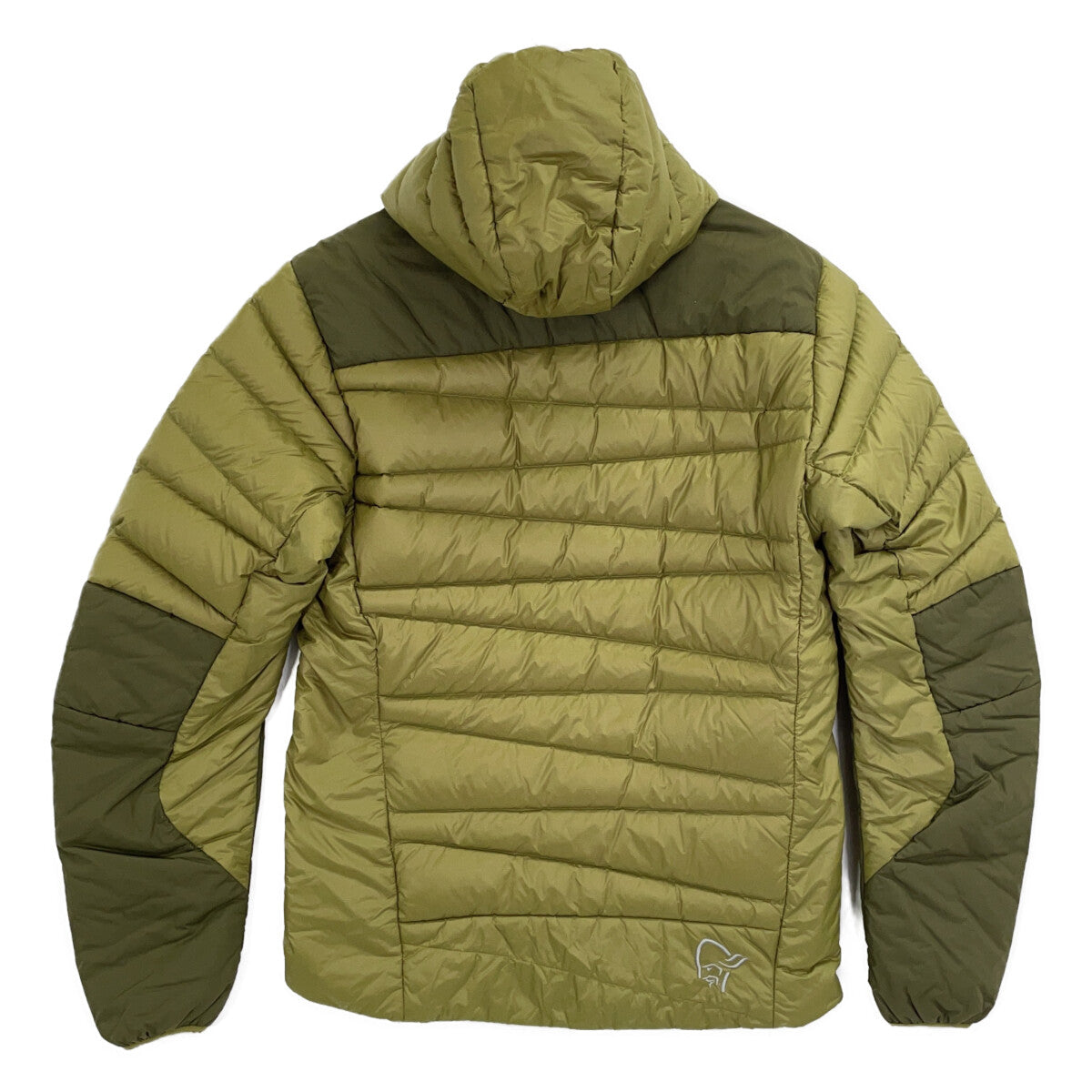 NORRONA ノローナ カーキ フォルケティン ダウン750 フードジャケット ジャケット