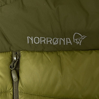 NORRONA ノローナ カーキ フォルケティン ダウン750 フードジャケット ジャケット