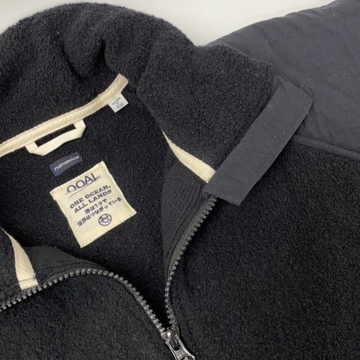 【23FW】SUAF364 Boiled Wool Zip Up Sweater XS Men's