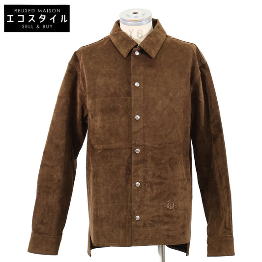 DIOR x Cactus Jack [Domestic Regular] 283D493BY509 Logo Embroidered Velvet Oversized Shirt Jacket