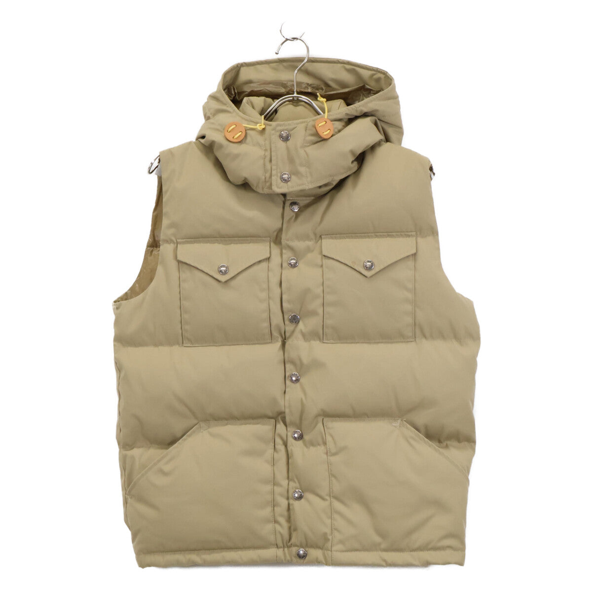 ND2750N BEIGE 65/35 Hooded Sierra Vest Hooded Down Vest Vest M Men's