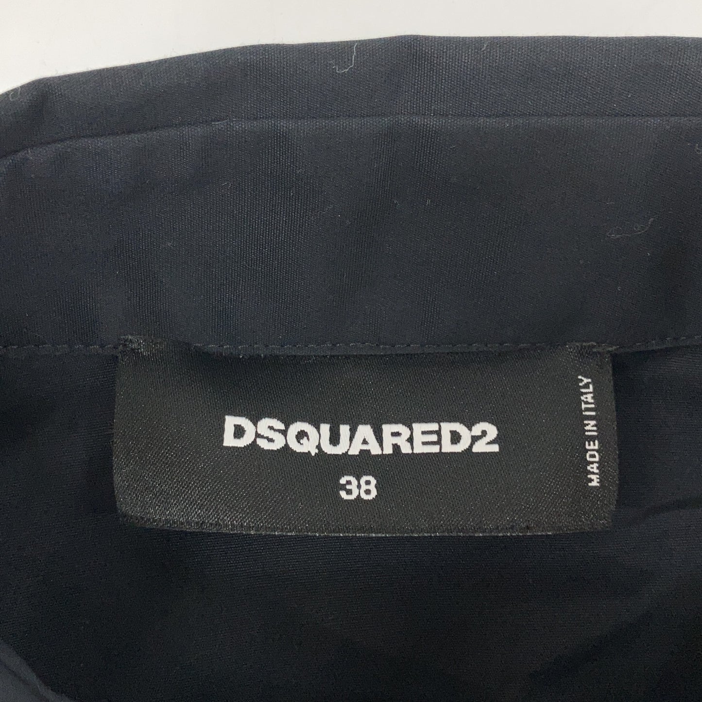 DSQUARED2 ディース夸德 23年款 S75DL0830 黑色 喇叭袖 短袖衬衫 上衣