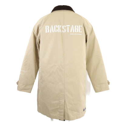MONCLER Moncler [GENIUS] x FRAGMENT 18 VALLOR Collar Corduroy Balmacaan Down Coat Jacket
