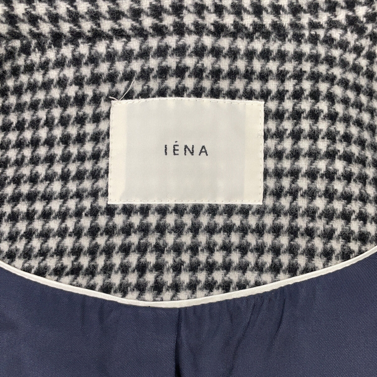 24AW Houndstooth Geelong Lamb P-Coat, Coat, 38, Women's