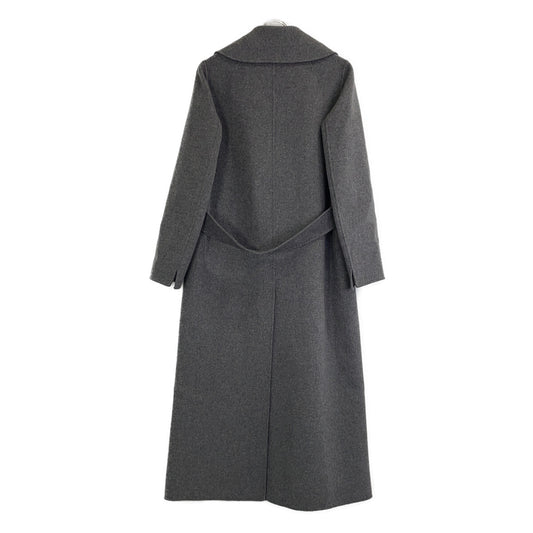 S MaxMara エスマックスマーラ グレー ポルド/POLDO ピュアヴァージンウール ダブルフェイスコート コート