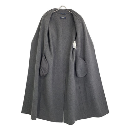 Grey Poldo Double Face Coat in Pure Virgin Wool (Women's size 40)
