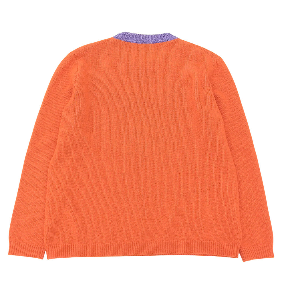 GUCCI Mystic Cat Sweater Knit Top Women's Orange L 503897 Tops