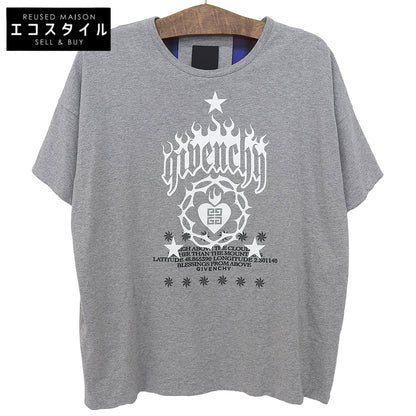 GIVENCHY 纪梵希 复古短袖T恤 男款 灰色 L BM71KN3YHU 上衣