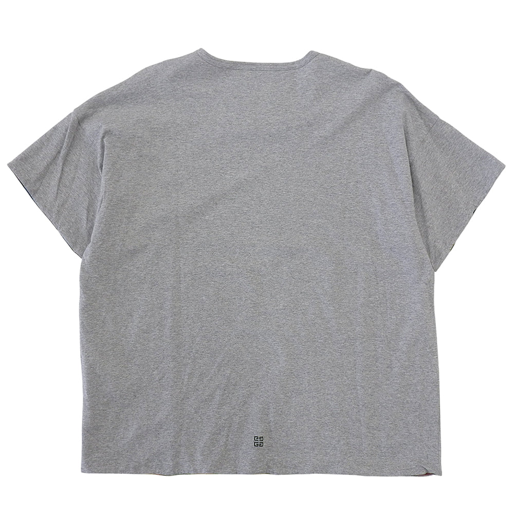 GIVENCHY Vintage Short Sleeve T-Shirt Top Men's Grey L BM71KN3YHU Top